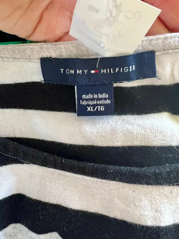 Tommy Hilfiger Size XL Black And White Shirt5