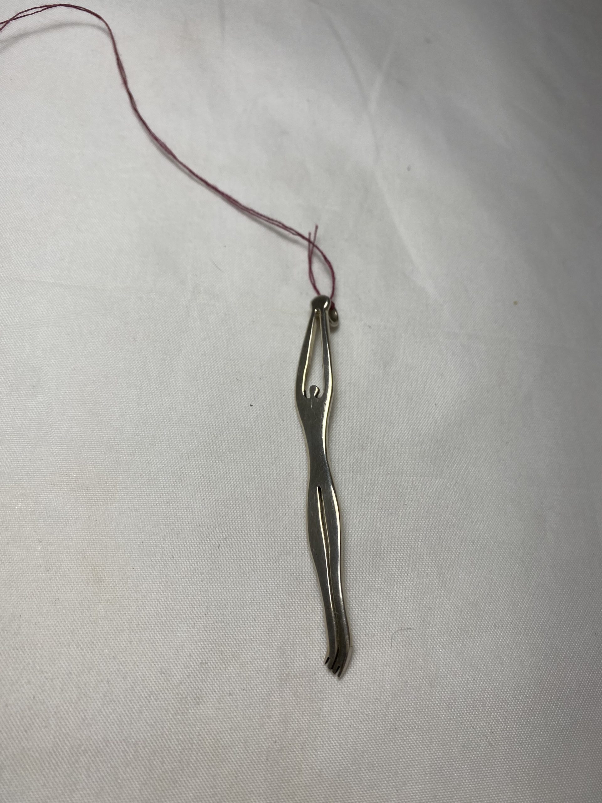 925 Sterling Silver Body Figure Pendant (632) - Hospice SENB